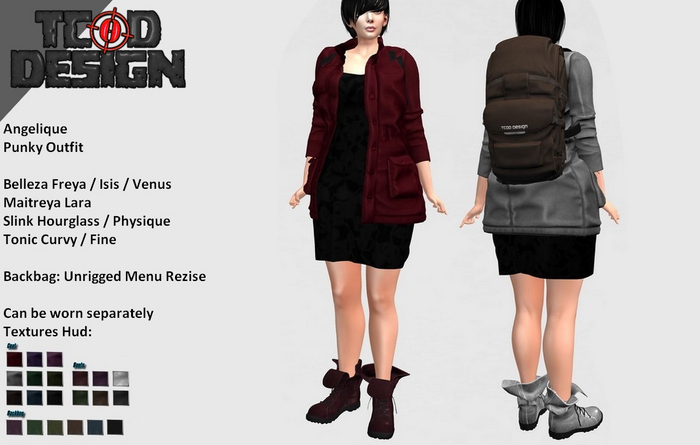 Punky Outfit ~ Angelique [Textures Hud]...