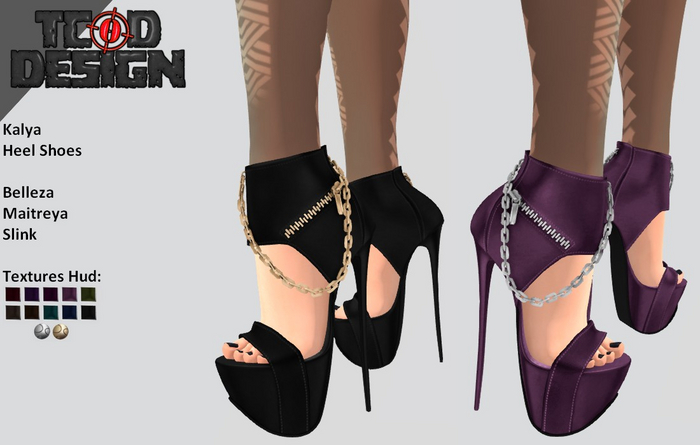 Heel Shoes ~ Kalya [Textures Hud]. DEMO