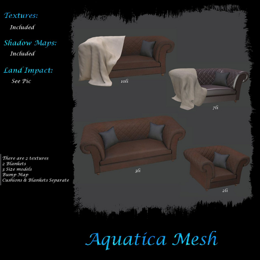 Aquatica Mesh - AM025881 Sofa Set