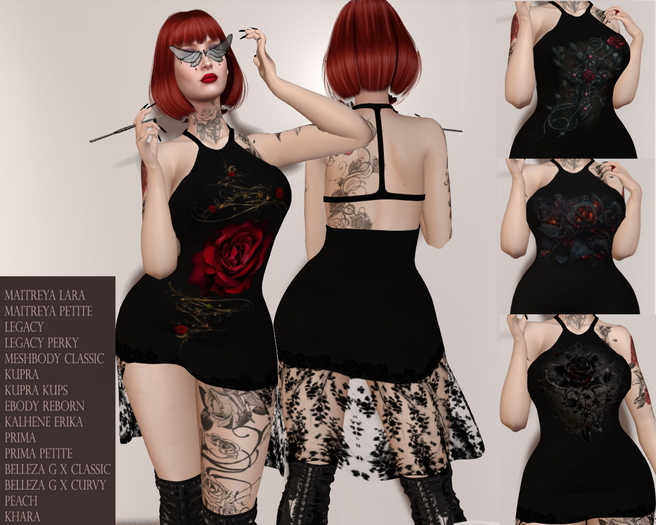 Dark Lace Dress  