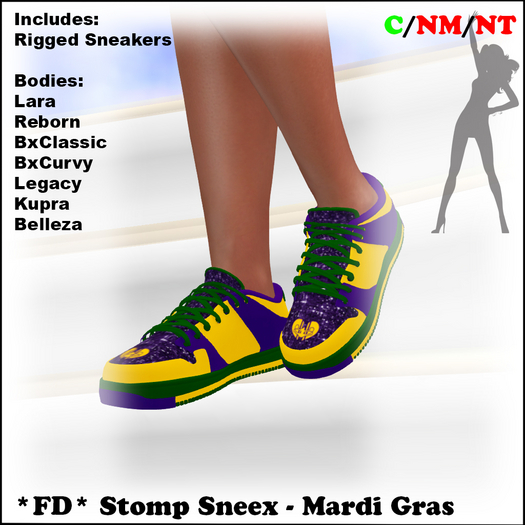 *FD* Stomp Sneex [Boxed] MardiGras