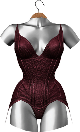 RIOT / Morana Corset - Berry
