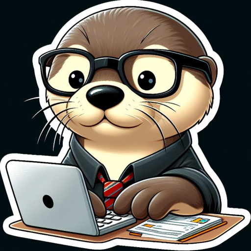 Mr. Otterton Accountant Sticker