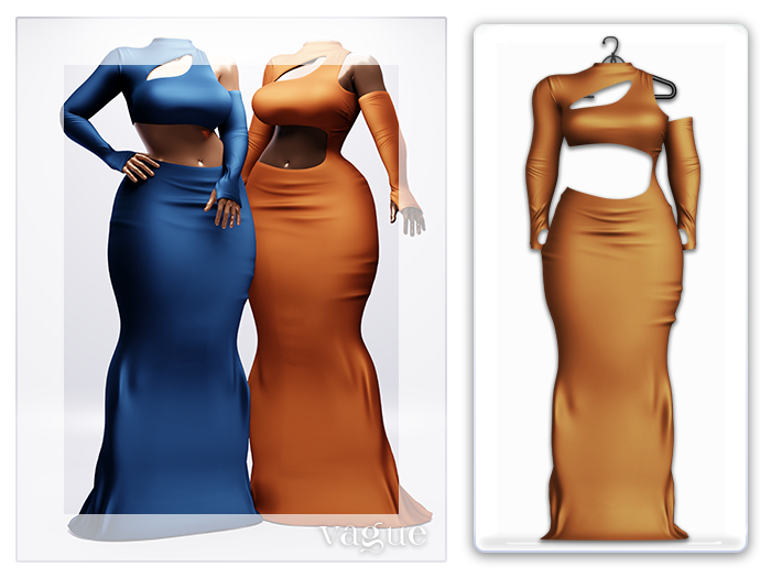 Vague. Bourne Dress - Bronze -