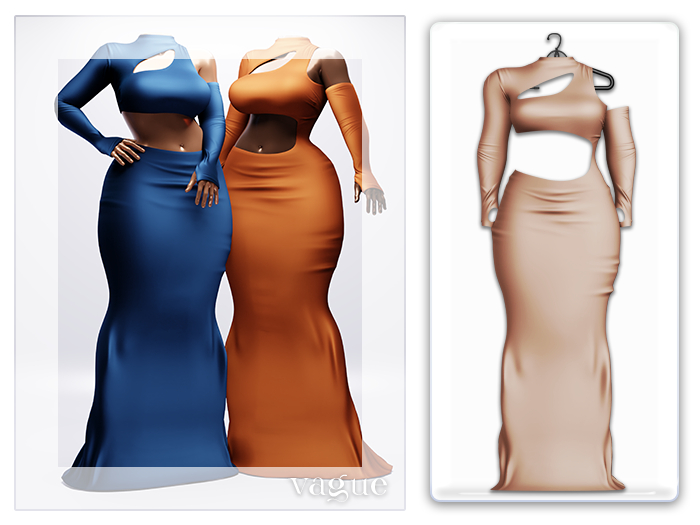 Vague. Bourne Dress - Nude -