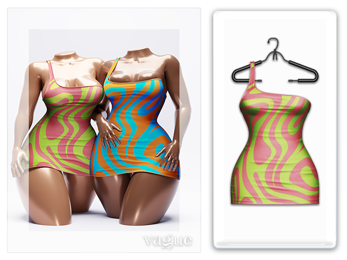 Vague. Honey Dress - Neon -