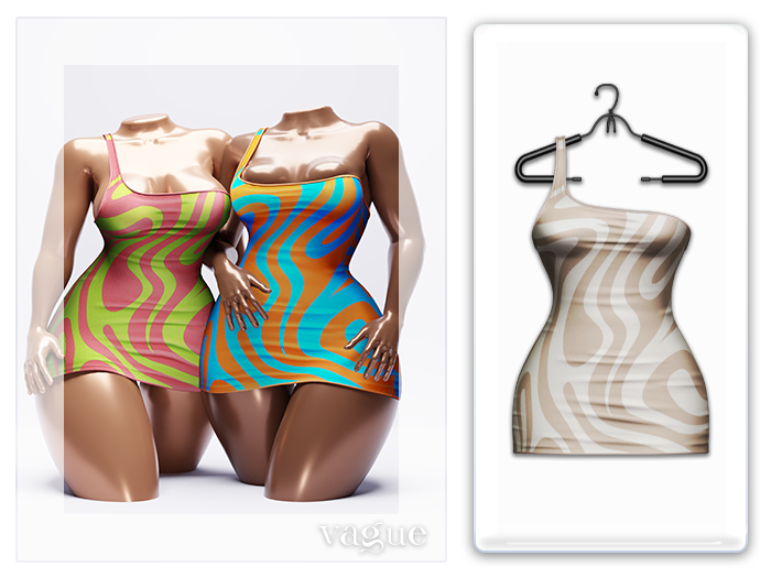 Vague. Honey Dress - Nude -