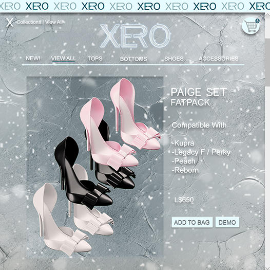 [XERO] Paige Heels (Fatpack)