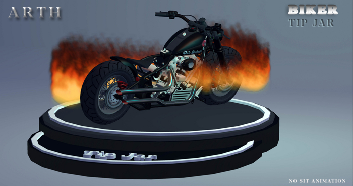 ARTH -BIKER TIP JAR