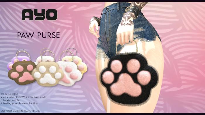 [AYO] Paw Purse // FatPack // Add