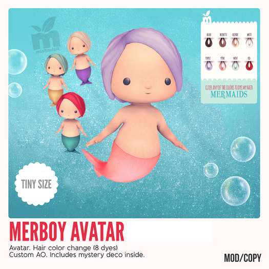 *MishMish* MERBOY Avatar - FATPACK [Boxed] 
