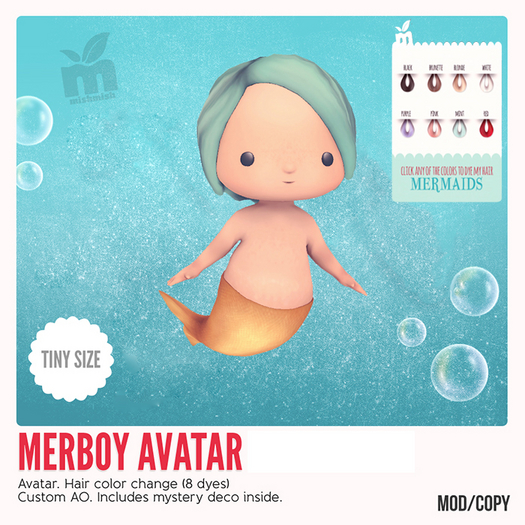 *MishMish* MERBOY Avatar - GOLD [Boxed] 
