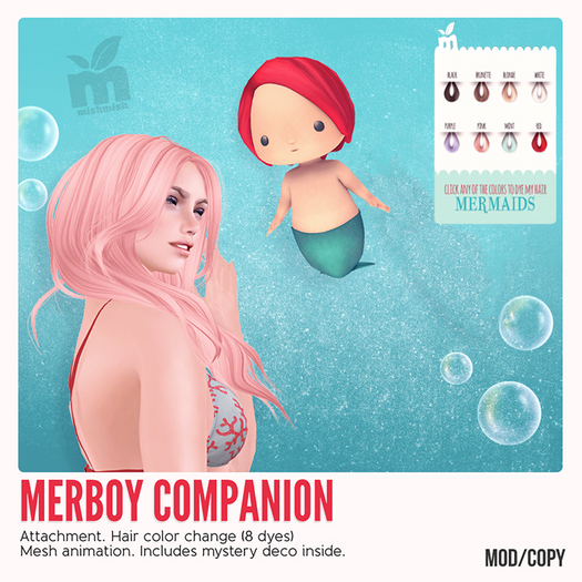 *MishMish* MERBOY Companion - EMERALD [Boxed]