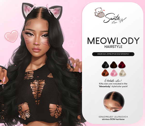 Sante - "Meowlody" Hairstyle 