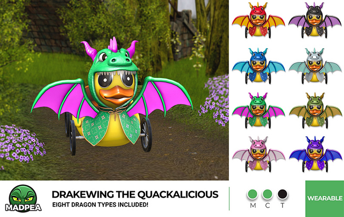 MadPea Wacky Ducky - Drakewing the Quackalicious