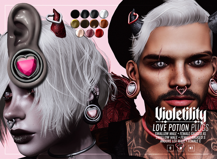Violetility - Love Potion Plugs