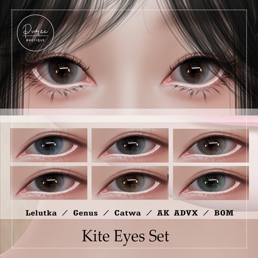 -PRC- Kite eyes Set