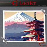 Mount Fuji Decor Poster Horizontal