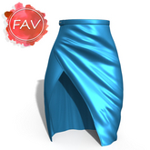 Blue Formal Skirt Maitreya LaraX Legacy Reborn