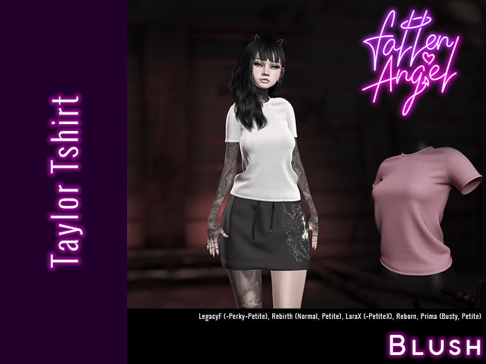 Fallen Angel - Taylor Tshirt - BLUSH