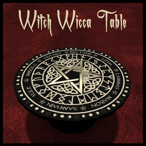 Witch Wicca Table