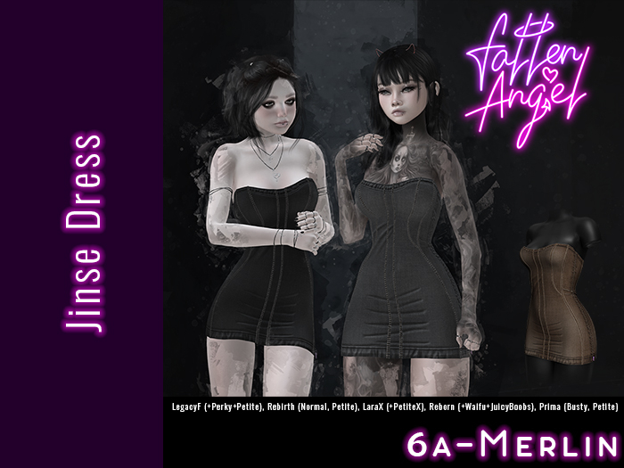 Fallen Angel - Jinse Dress - 6a