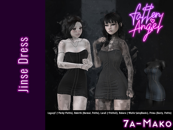 Fallen Angel - Jinse Dress - 7a