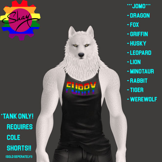 Cole Pride Tank Furry Furry