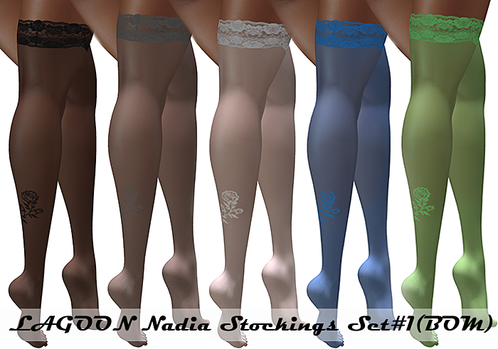LAGOON Nadia Stockings Set # 1 BOM