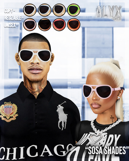 ALYX. Sosa Shades (Fat-Pack)