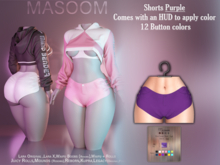 [[ Masoom ]] Mind Bender Shorts - Purple