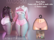 [[ Masoom ]] Mind Bender Shorts - Nude