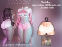 [[ Masoom ]] Mind Bender Shorts - Ivory