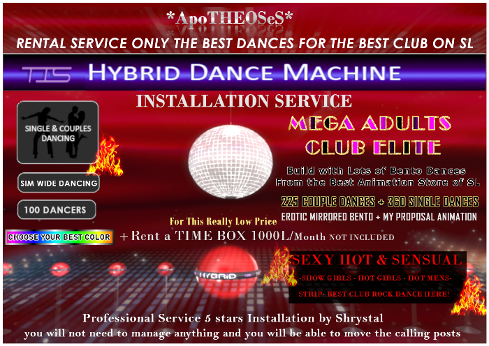 Second Life Marketplace - INSTALLATION MEGA ADULTS CLUB ELITE TIS ...