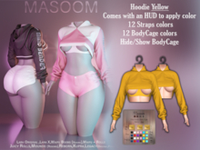 [[ Masoom ]] Mind Bender Hoodie - Yellow