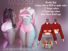 [[ Masoom ]] Mind Bender Hoodie - Red