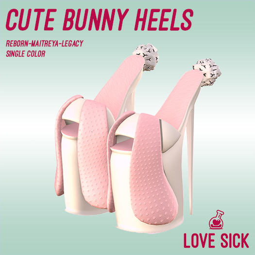 LOVE SICK-Wear To Open Cute Bunny Heels 10