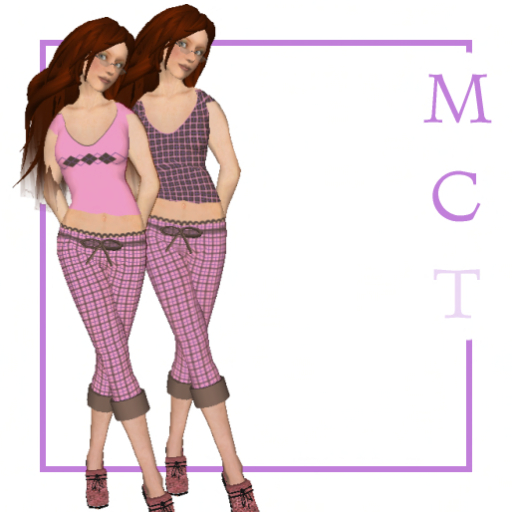 Tartan/argyle pyjamas pink [by Finally]