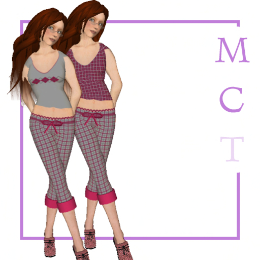 Tartan/argyle pyjamas grey [by Finally]