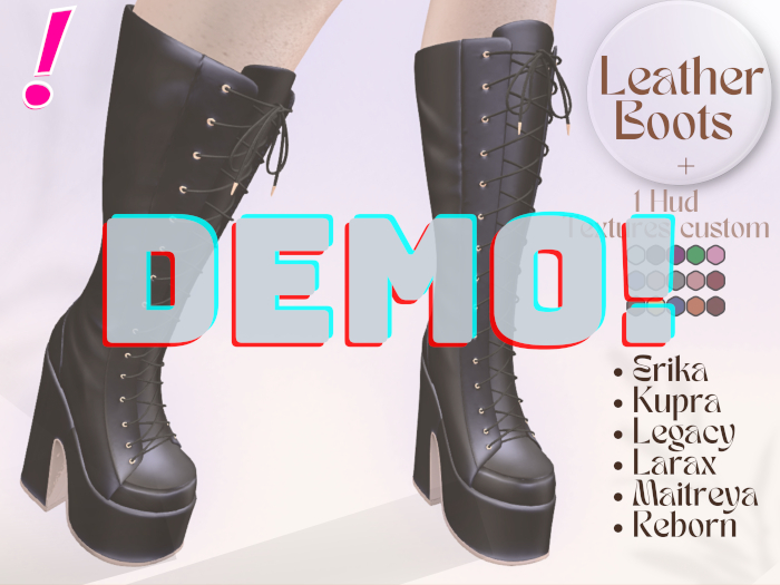 [DressUp!] **DEMO** Leather Boots