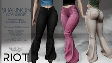RIOT / Shannon Corduroys - Fatpack