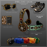 -David Heather-Embelished Sunglasses