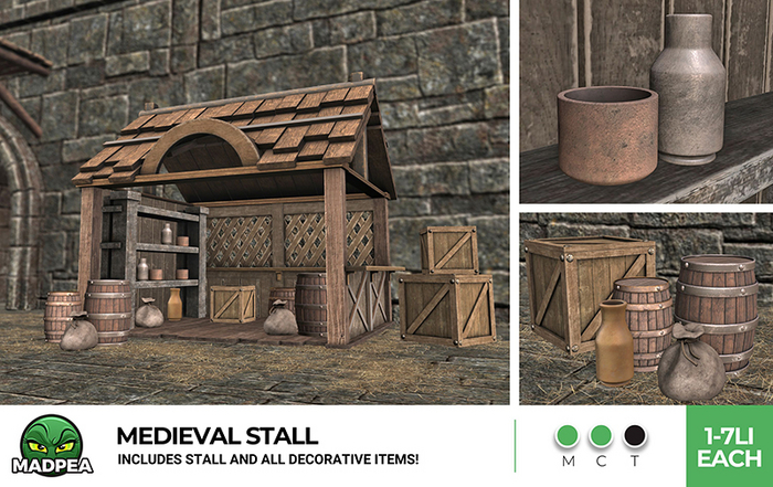 MadPea Medieval Stall