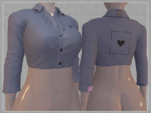 Dress Shirt [Print.Blue]