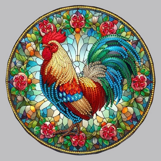 Mosaic-Rooster
