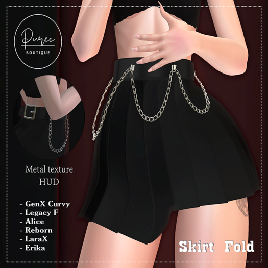 PRC- Skirt Fold - Black