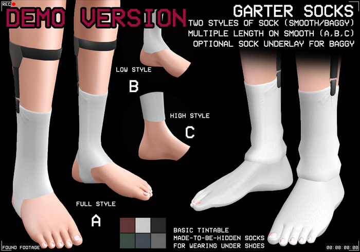 Found Footage - Garter Socks DEMO VERSION