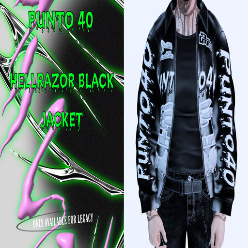 Punto40-HellRazor Black jacket 