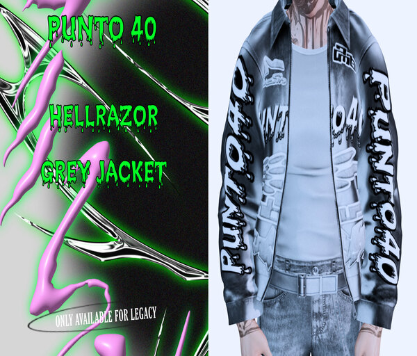 PUNTO40 - HELLRAZOR GREY JACKET