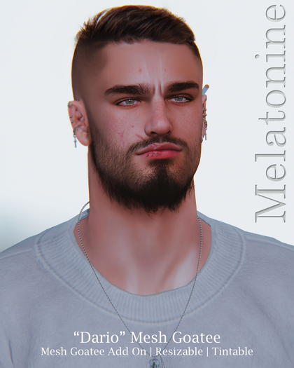 [Melatonine] "Dario" Mesh Goatee